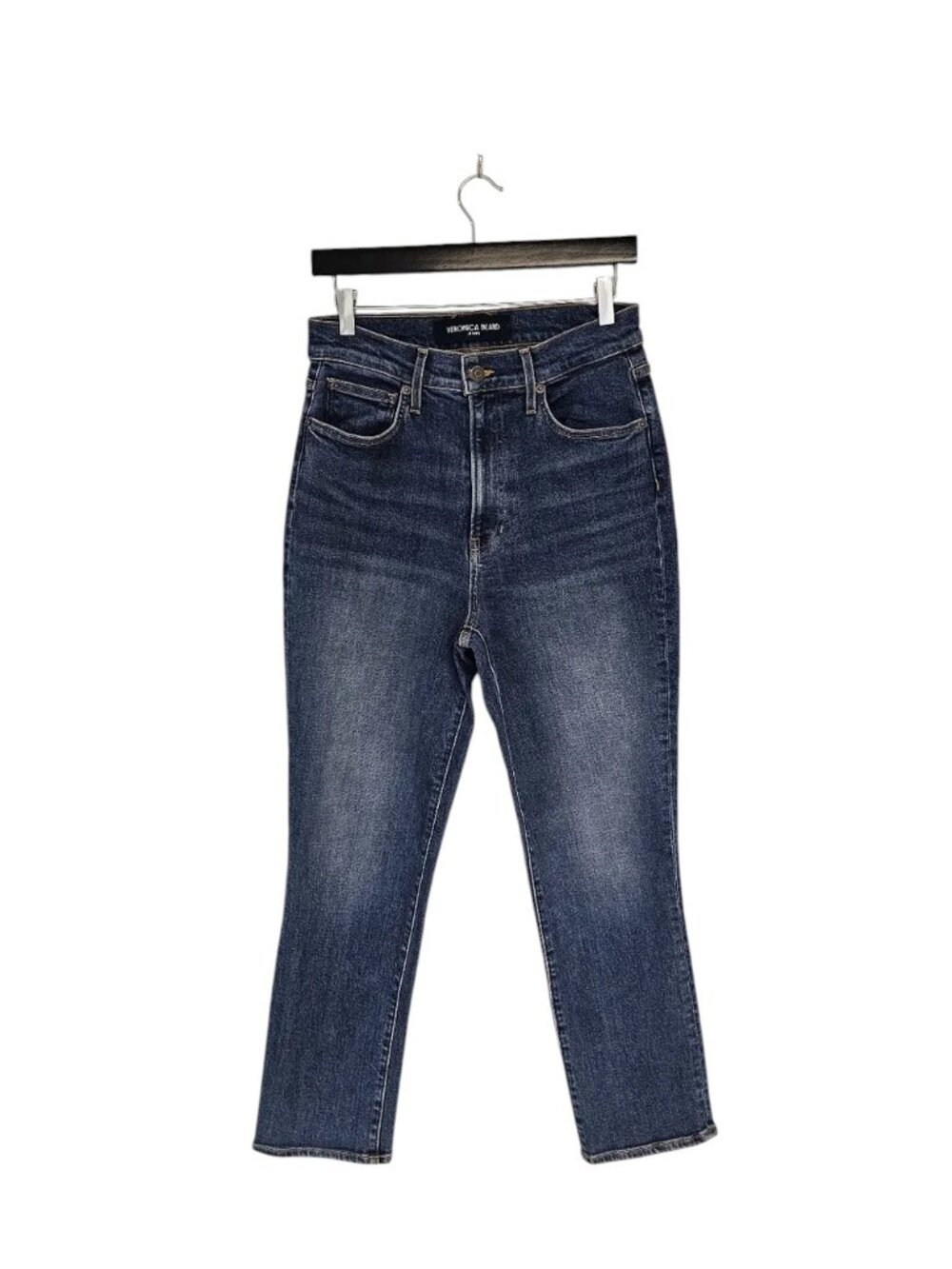 Veronica Beard Ryleigh Slim Straight Ankle High‎ Rise Blue Jeans 30 Preowned